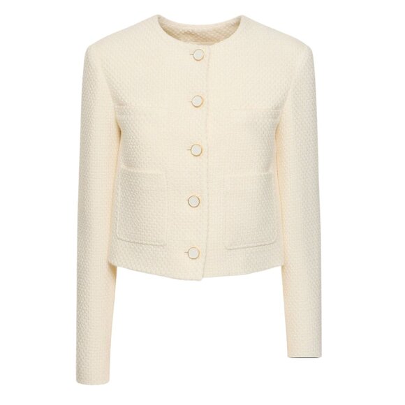 $1895 ALTUZARRA Bernadette Wool-Blend Tweed Jacket Size 42 FR, M/L US NEW - Picture 11 of 15